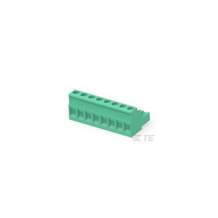 Te Connectivity 8 POS 5.08MM R/A PLUG TRM BLK 796634-8
